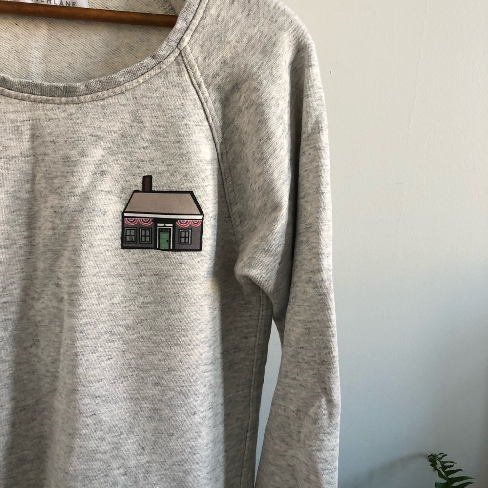 Cape Cod Saltbox Illustration Everlane Sweatshirt